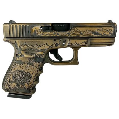 Glock 19 Gen 3 "Western" Bronze 9mm Semi-Auto Handgun - Custom Edition