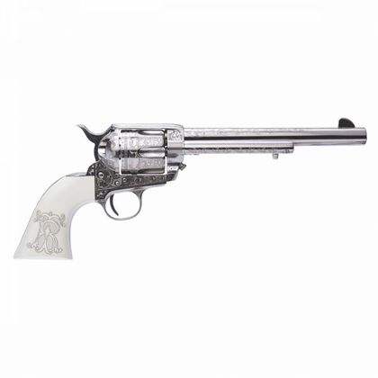 Cimarron Roosevelt Frontier .45 Colt 7.5" Engraved Revolver - Gen 1