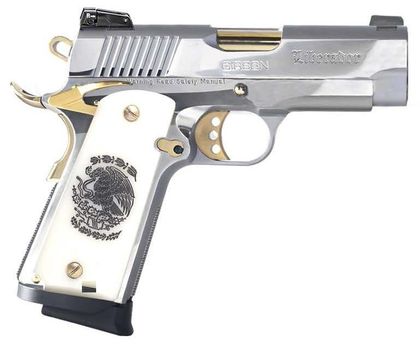 Girsan MC1911 Officer 9mm Chrome Gold Compact Pistol