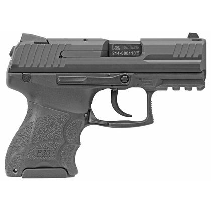 HK P30SK V1 9mm Compact DAO Night Sight Pistol - Ergonomic Black