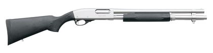 Remington 870 Marine Magnum Pump Shotgun - 12 GA, Nickel-Plated Defense