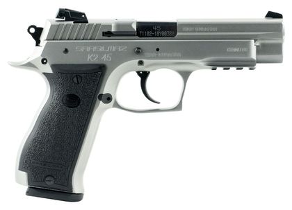 SAR K2 Gen 1 .45 ACP Stainless Tactical Pistol with Adjustable Sights
