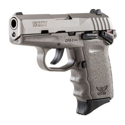 SCCY CPX-1 9mm Compact Pistol - Sniper Gray, Double Action, 10-Rd