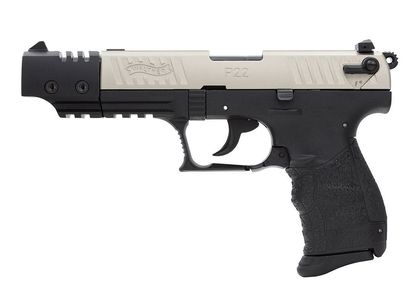 Walther P22 Gen 1 .22 LR Nickel Compact Dual-Action Pistol