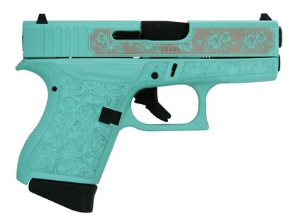 Glock G43 Tiffany Blue 9mm Subcompact Pistol - Gen 1