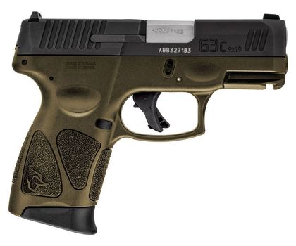 Taurus G3C 9mm Compact Pistol, Black/Midnight Bronze, Gen 1