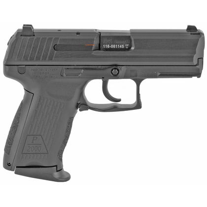 HK P2000 V2 LEM 9mm Compact DAO Pistol - Black, 10+1 Capacity