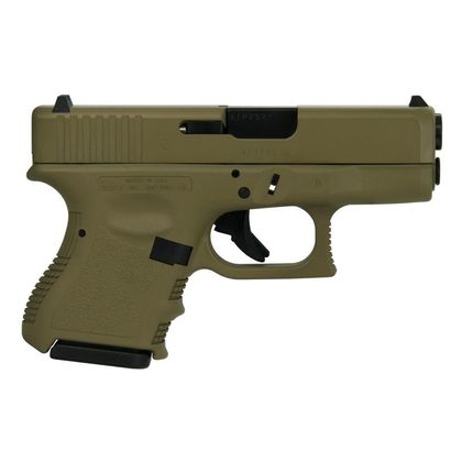 Glock 26 Gen 3 FDE Compact 9mm, 10-Round Semi-Auto Handgun