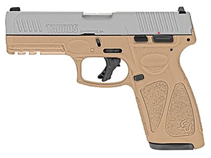 Taurus G3 9mm - 4" Barrel, 17-Round, Tan/SS, Ergonomic Precision Pistol