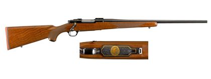 Ruger Hawkeye 50th Anniv .243 Win Bolt Action Rifle - Walnut & Blued