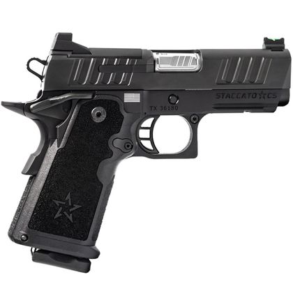 Staccato CS Gen 1: 9mm Single-Action Pistol, 16rd, Black DLC Finish