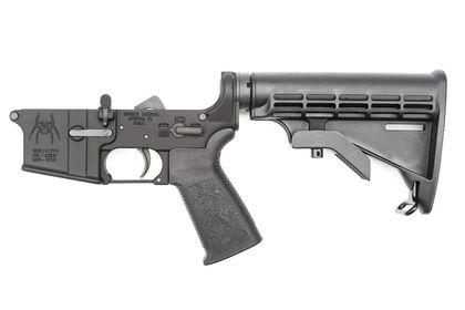 Spike's Tactical AR-15 Gen 1 Adjustable Lower M4 Stock - 5.56 Black