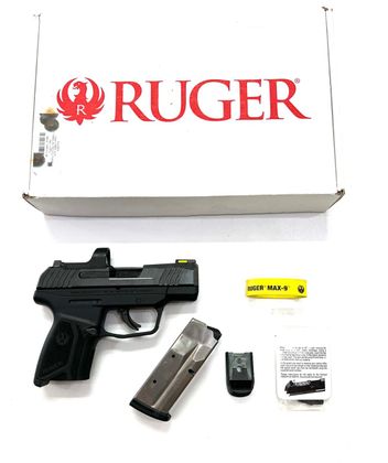 Ruger Max-9 Gen 1: Compact 9mm Pistol with ReadyDot Sight - Black
