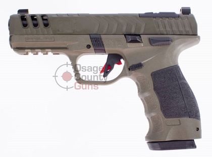 SAR9 Gen III OD Green 9mm Semi-Auto Pistol - 17-Round Lightweight Mastery