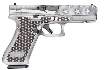 GLOCK G17 Gen 5 Battleship Gray Star Stipple 9mm 17-Round Pistol