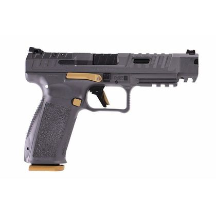 Canik SFX Rival Gen1 9mm Gray/Gold 18+1 High-Capacity Pistol