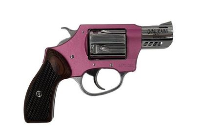 Charter Arms Coyote .380 Compact Revolver - Pink Anodized, 2" Barrel