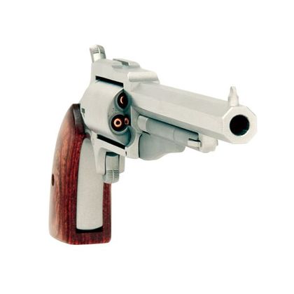 NAA Earl 1860 .22 WMR Stainless Revolver with Rosewood Grip
