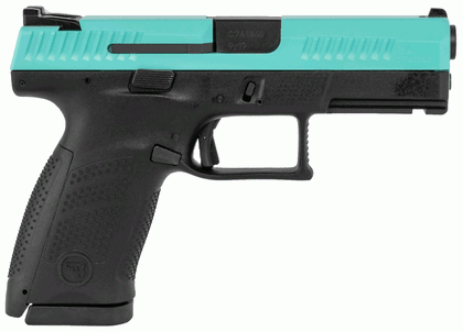 CZ P-10 C Robin Blue 9mm - Ergonomic, Reliable 15+1 Pistol