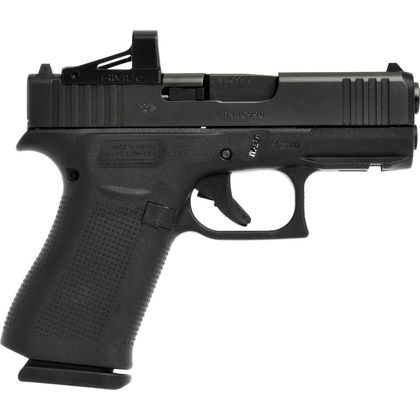 Glock 43X MOS Gen1 9mm Compact Optic-Ready Pistol - Black