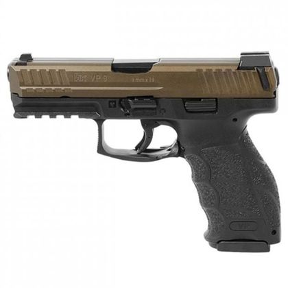 HK VP9 Gen 1 Burnt Bronze 9mm Night Sight Semi-Auto Handgun