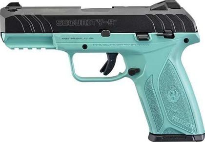 Ruger Security-9 TALO 9mm Turquoise Grip Semi-Auto Handgun