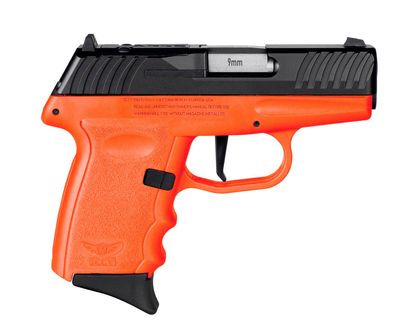 SCCY DVG-1 9mm Compact Pistol, Orange Finish, 10RD Capacity