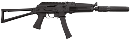 Kalashnikov KR-9S Gen 1 Tactical 9mm Rifle, Folding Stock, 30rd Mag - Black