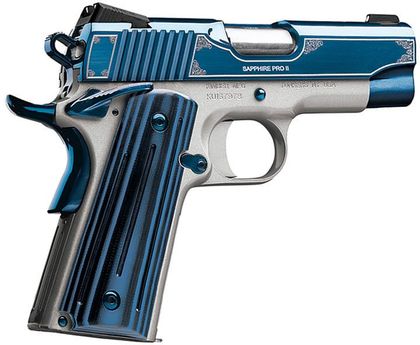 Kimber Sapphire Pro II 9mm - Elegant Blue & Silver Precision Pistol