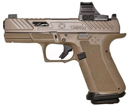 Shadow Systems MR920 Elite Gen 1 9mm Pistol, FDE, Night Sights