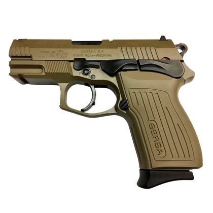 Bersa TPR9C Gen 1 FDE Compact 9mm Pistol - 13+1, Dual Action Safety