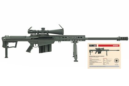 Barrett M107A1 Gen 1 .50 BMG Tactical Rifle with Leupold Scope