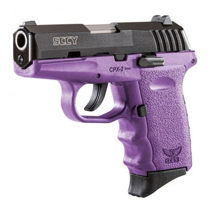 SCCY CPX-2 Gen 2 9mm Black/Purple Compact Pistol - Lightweight & Stylish