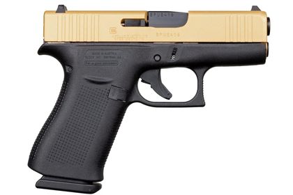 Glock 43X Gold Elite 9mm Compact Semi-Automatic Handgun