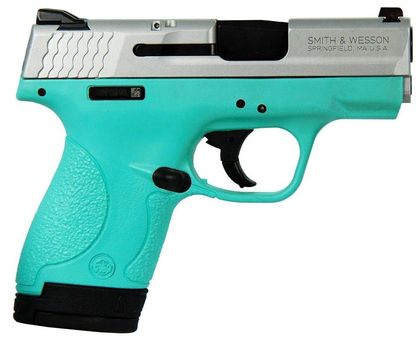 S&W M&P Shield 9MM Compact - Robin's Egg Blue Edition