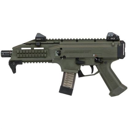 CZ Scorpion EVO 3 S1 9mm Pistol - OD Green, 20rd Threaded Excellence