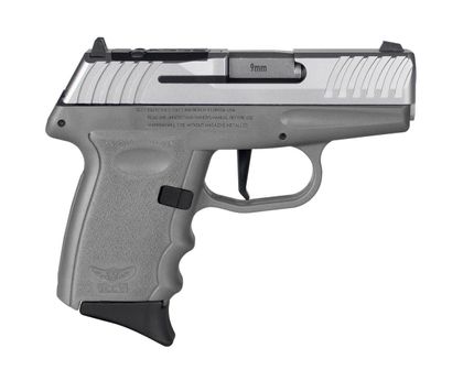 SCCY DVG-1 RDR 9mm Stainless Compact Pistol, 10+1 Rd, Red Dot Ready