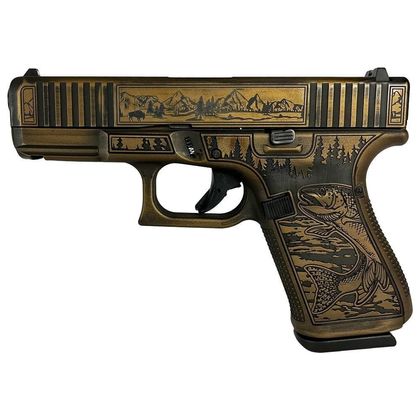 Glock 19 Gen 5 "Western" Bronze 9mm, 15-Round Semi-Auto Pistol