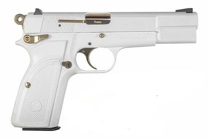 GIRSAN MCP-35 Gen 1 White 9mm Pistol - Sleek & Reliable, 15-Rd Capacity