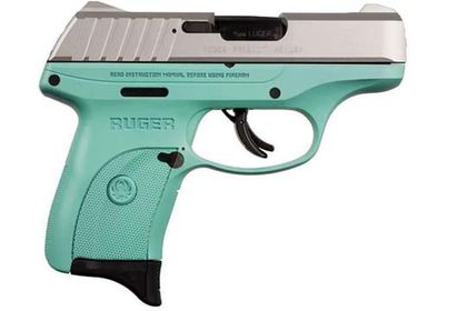 Ruger EC9s Gen 1 Turquoise 9mm Compact Pistol - Sleek & Reliable