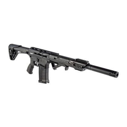 LKCI Omega AR-12 Gen 1: Semi-Auto 12 Gauge Shotgun, Black Finish