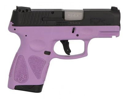 Taurus G2S 9mm Compact - Light Purple Grip, Matte Black Slide