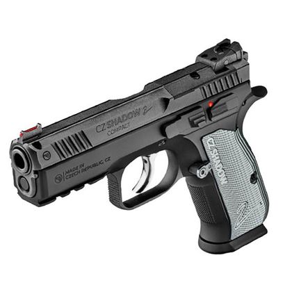 CZ Shadow 2 Compact Gen 1 Black 9mm - Optics Ready, 15-Round Precision