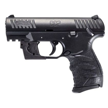 Walther CCP M2 9mm Compact Pistol w/ Viridian Red Laser, Ergonomic Design
