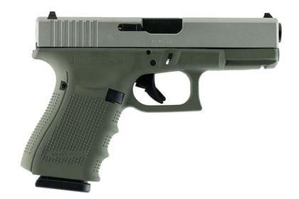 Glock G19 Gen 4 Compact 9mm Forest Green Cerakote Pistol