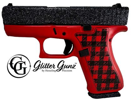 GLOCK G43X Gen 1 Red Buffalo Plaid 9mm Semi-Auto Pistol, 10-Round
