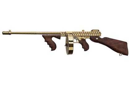 Thompson 1927A1 Gold Tiger .45 ACP Semi-Auto Rifle, Deluxe Edition