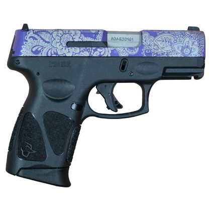 Taurus G3C Gen 1 "Purple Paisley" 9mm Compact Custom Handgun