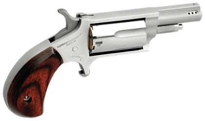 NAA Mini-Revolver .22 WMR Gen 1 - Compact Stainless/Rosewood Elegance