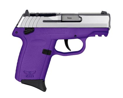SCCY CPX-1 Gen 3 RDR 9mm Compact Purple Pistol, 3.1" Stainless Slide